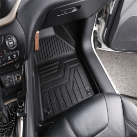 Custom Fit  3D TPE All Weather Car Floor Mats Liners for Cherokee 2016-2020 (1st & 2nd Rows, Black)