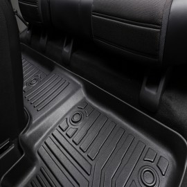Custom Fit  3D TPE All Weather Car Floor Mats Liners for Honda CRV 2017-2020 (1st & 2nd Rows, Black)