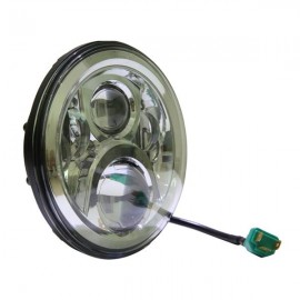 7" 60W 6500-7000K White Light IP67 Waterproof LED Headlight   2pcs 4.5" 30W 6-LED Fog Lamps Kit for