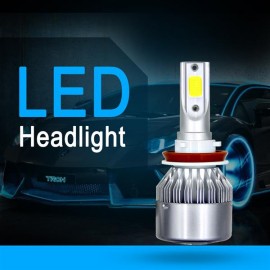 1 Pair H11 Headlight Coversion LED Bulb Kit Low Beam White for 2011 Kia Sorento